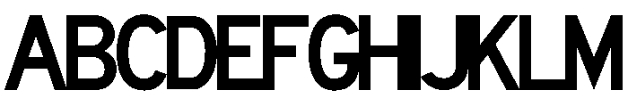 FHWASeriesD2020minus100 Font UPPERCASE