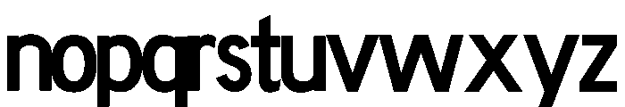 FHWASeriesD2020minus100 Font LOWERCASE