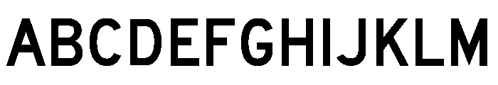 FHWASeriesD2020minus10 Font UPPERCASE