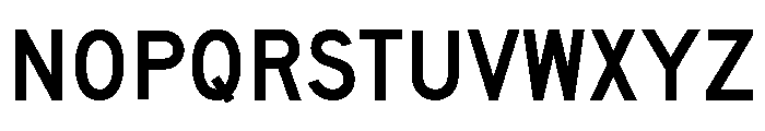 FHWASeriesD2020minus10 Font UPPERCASE