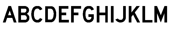 FHWASeriesD2020minus20 Font UPPERCASE