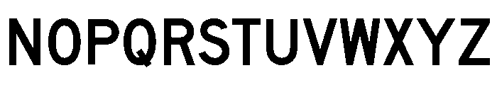 FHWASeriesD2020minus20 Font UPPERCASE
