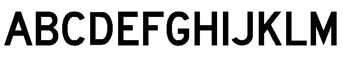 FHWASeriesD2020minus30 Font UPPERCASE