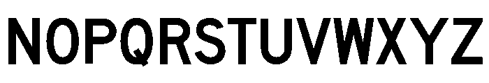 FHWASeriesD2020minus30 Font UPPERCASE
