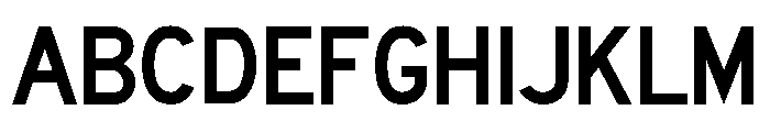 FHWASeriesD2020minus40 Font UPPERCASE