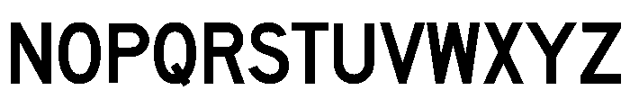 FHWASeriesD2020minus40 Font UPPERCASE