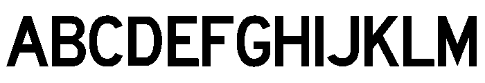 FHWASeriesD2020minus50 Font UPPERCASE