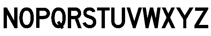 FHWASeriesD2020minus50 Font UPPERCASE