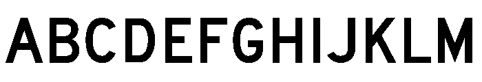FHWASeriesD2020plus0 Font UPPERCASE