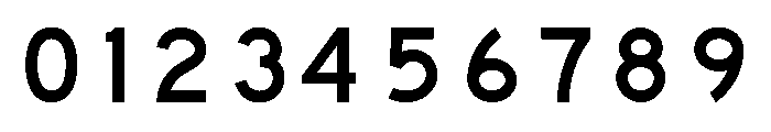 FHWASeriesD2020plus100 Font OTHER CHARS