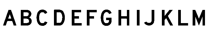 FHWASeriesD2020plus100 Font UPPERCASE
