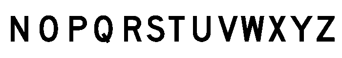 FHWASeriesD2020plus100 Font UPPERCASE