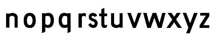 FHWASeriesD2020plus100 Font LOWERCASE