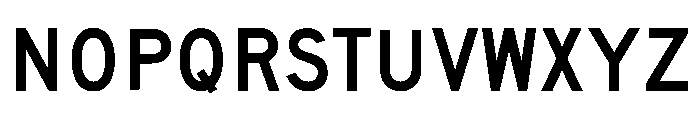 FHWASeriesD2020plus10 Font UPPERCASE