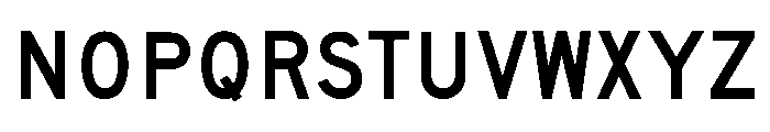 FHWASeriesD2020plus20 Font UPPERCASE