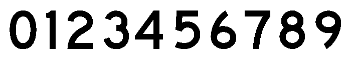 FHWASeriesD2020plus40 Font OTHER CHARS