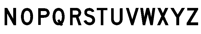 FHWASeriesD2020plus40 Font UPPERCASE