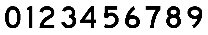 FHWASeriesD2020plus50 Font OTHER CHARS