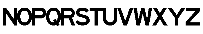 FHWASeriesE2020minus100 Font UPPERCASE