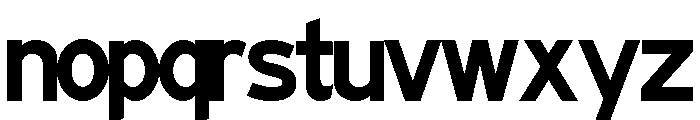 FHWASeriesE2020minus100 Font LOWERCASE