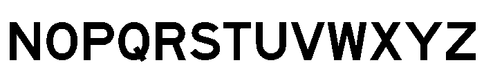 FHWASeriesE2020minus20 Font UPPERCASE