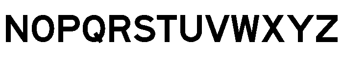 FHWASeriesE2020minus30 Font UPPERCASE