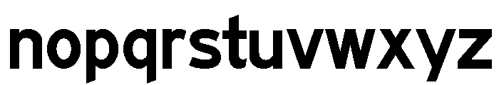 FHWASeriesE2020minus30 Font LOWERCASE