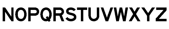 FHWASeriesE2020minus40 Font UPPERCASE