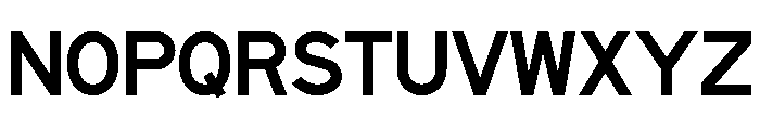FHWASeriesE2020minus50 Font UPPERCASE