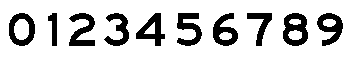 FHWASeriesE2020plus100 Font OTHER CHARS
