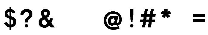 FHWASeriesE2020plus100 Font OTHER CHARS