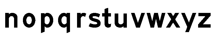 FHWASeriesE2020plus100 Font LOWERCASE