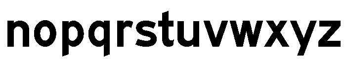 FHWASeriesE2020plus10 Font LOWERCASE