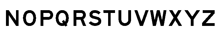 FHWASeriesE2020plus30 Font UPPERCASE
