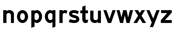 FHWASeriesE2020plus30 Font LOWERCASE