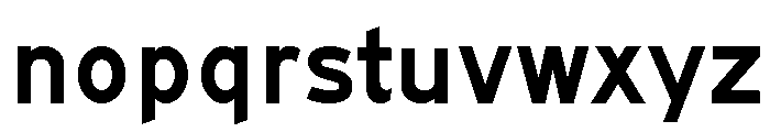 FHWASeriesE2020plus40 Font LOWERCASE