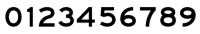 FHWASeriesE2020plus50 Font OTHER CHARS