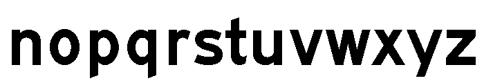 FHWASeriesE2020plus50 Font LOWERCASE