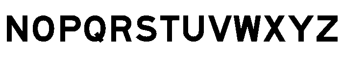 FHWASeriesEmod2020minus10 Font UPPERCASE
