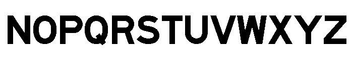 FHWASeriesEmod2020minus50 Font UPPERCASE