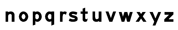 FHWASeriesEmod2020plus10 Font LOWERCASE