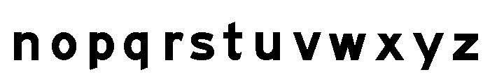 FHWASeriesEmod2020plus20 Font LOWERCASE