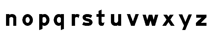 FHWASeriesEmod2020plus30 Font LOWERCASE
