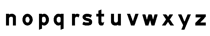 FHWASeriesEmod2020plus40 Font LOWERCASE
