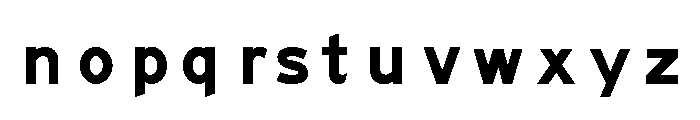 FHWASeriesEmod2020plus50 Font LOWERCASE