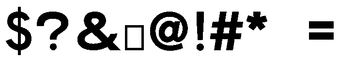FHWASeriesF2020plus0 Font OTHER CHARS