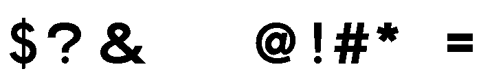 FHWASeriesF2020plus100 Font OTHER CHARS