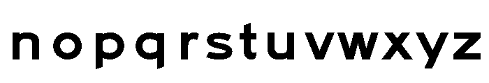 FHWASeriesF2020plus100 Font LOWERCASE