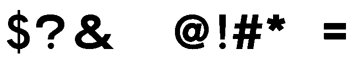 FHWASeriesF2020plus30 Font OTHER CHARS