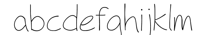 Fh_Hyperbole-Light Font LOWERCASE